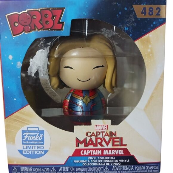 Marvel Captain Marvel Funko Dorbz Vinyl Figures Limited Edition Set Of 3: - Picture 8 of 12